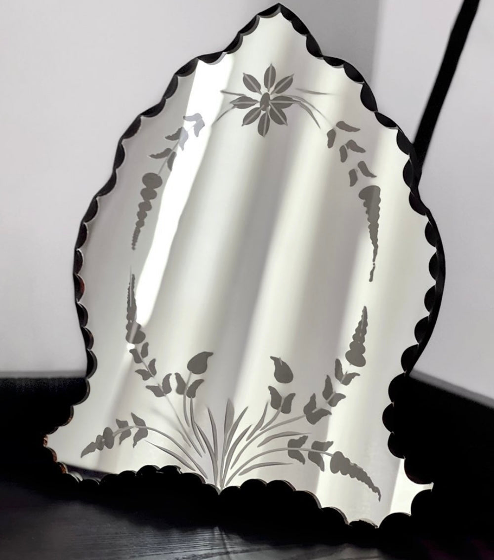 Oval Ornated Arched Mirror