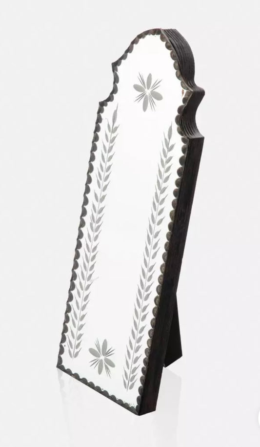 Handmade Mehrab Stone Style Oval Ornated Mirror