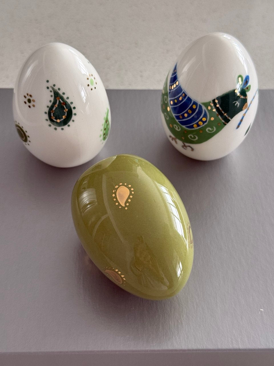 Handmade & Hand painted Ceramic Egg