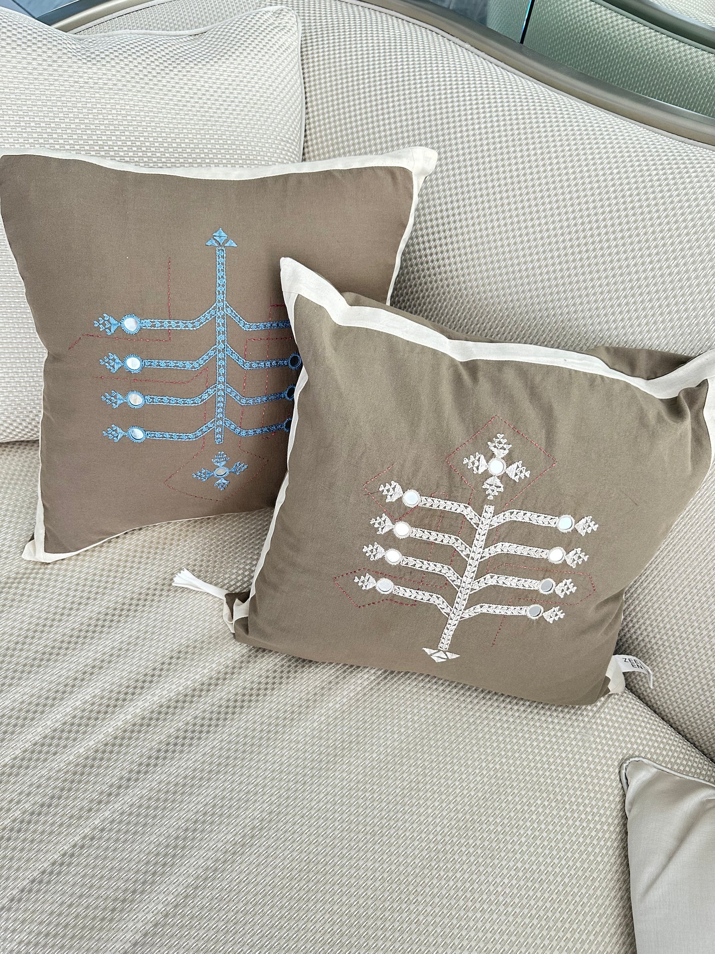 Minimal Handmade Fabric Cushion's cover