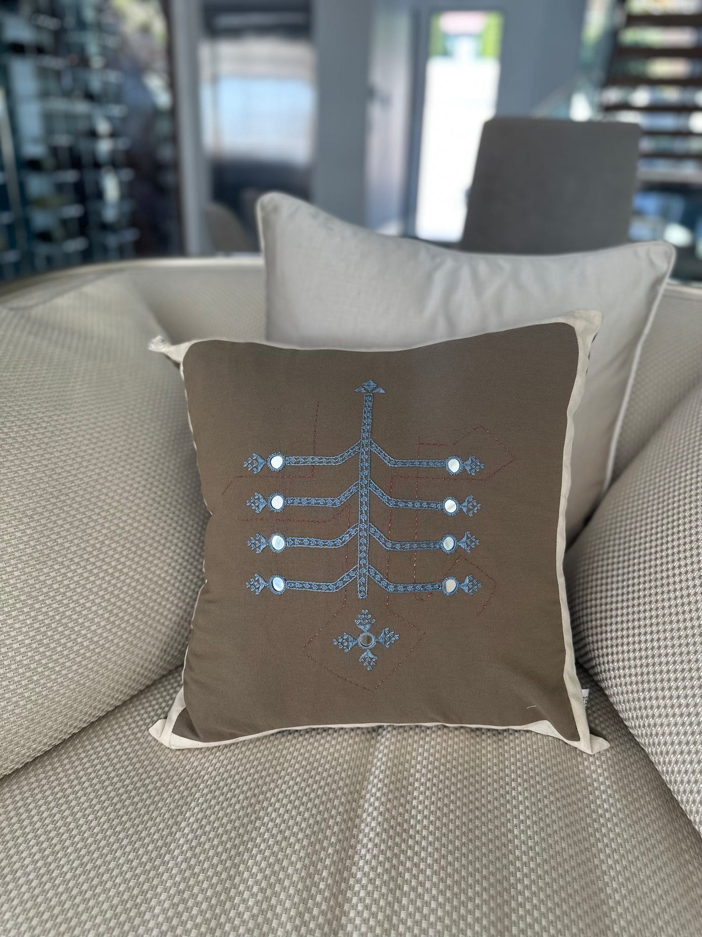 Minimal Handmade Fabric Cushion's cover