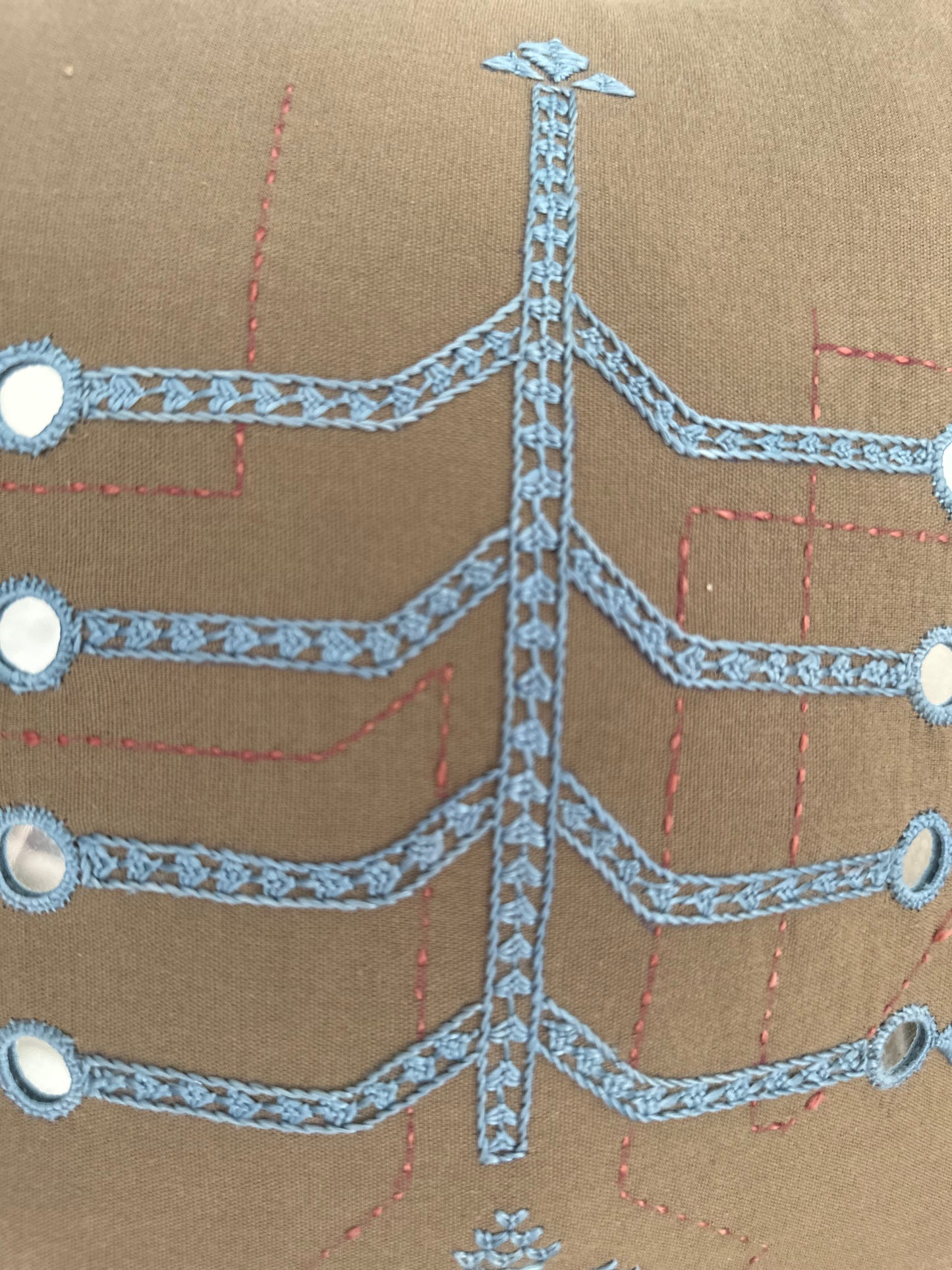 Minimal Handmade Fabric Cushion's cover