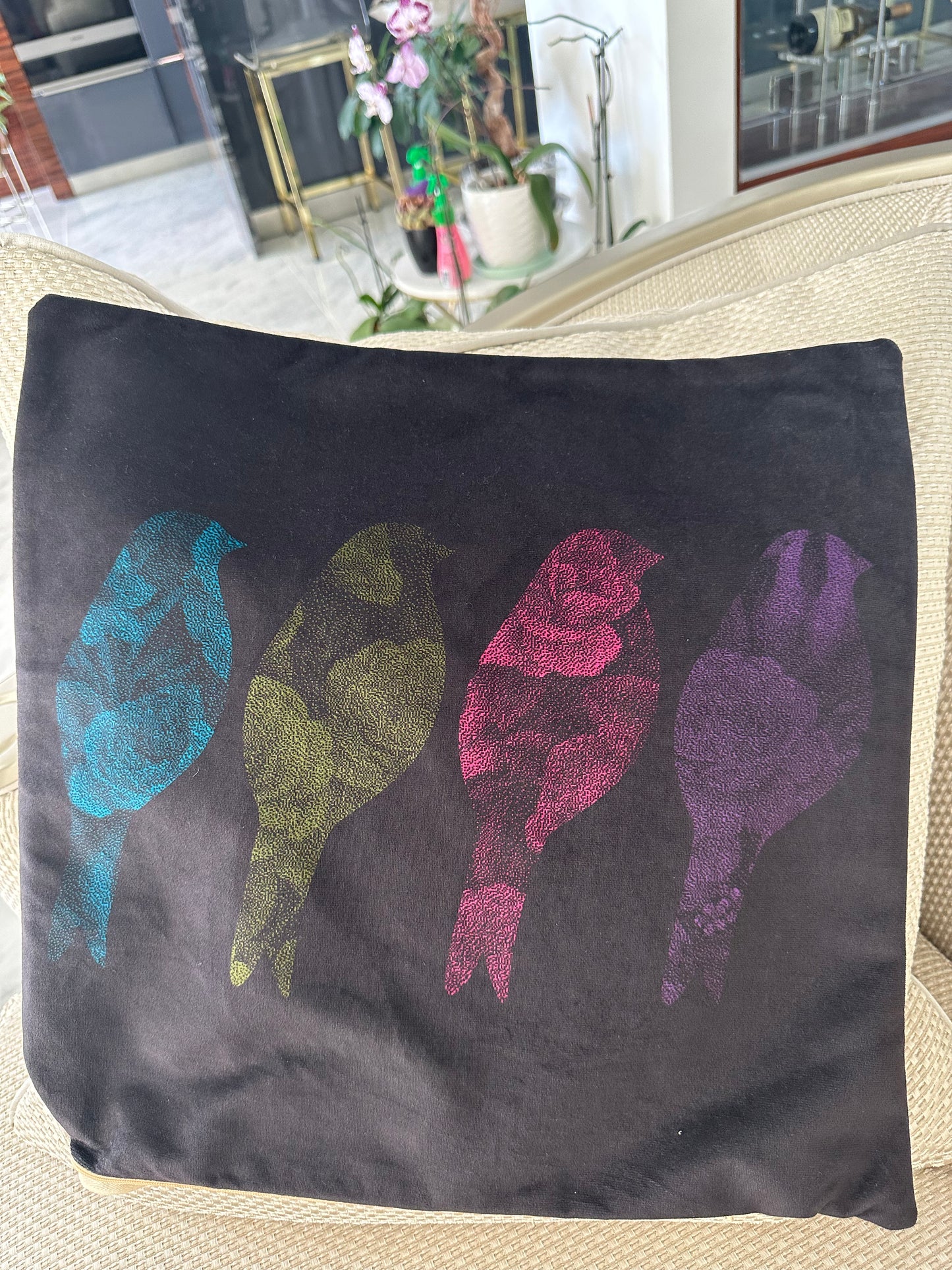 Minimal Handmade Fabric Cushion's cover