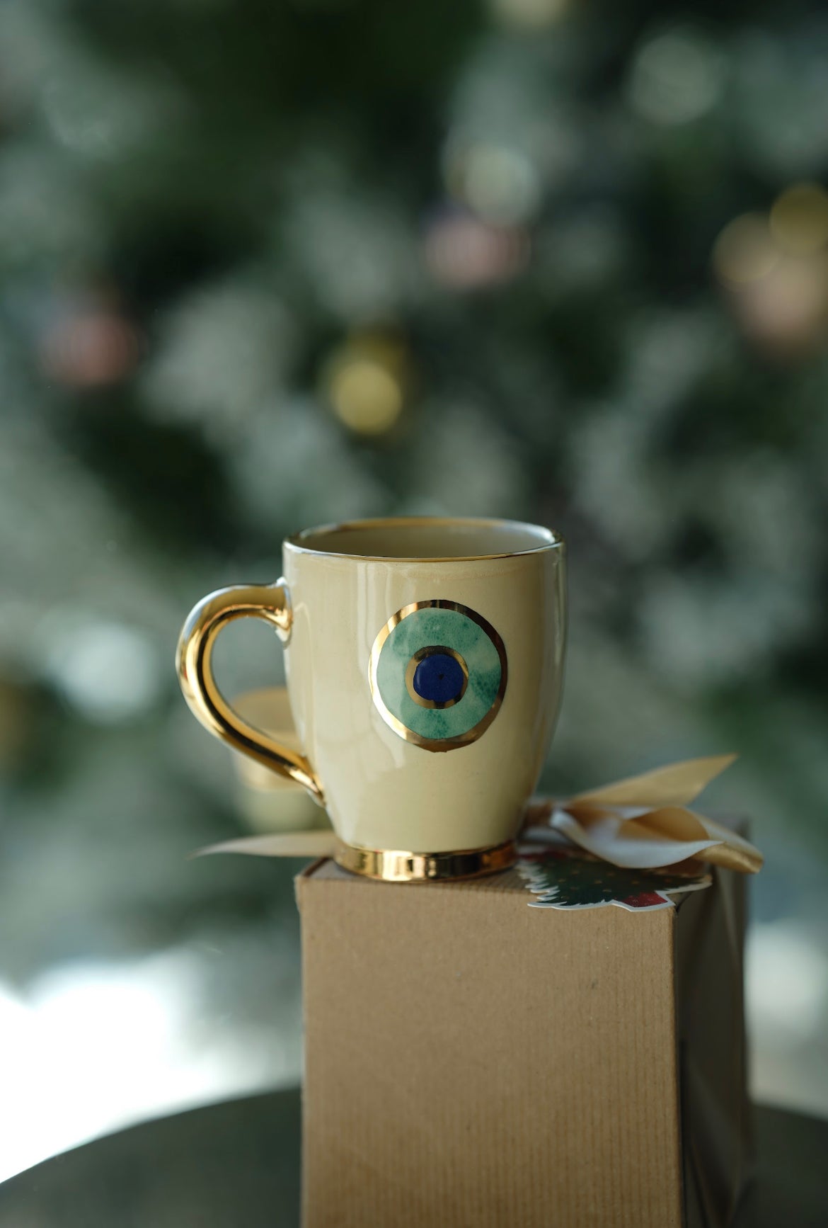 Ceramic Colorful Bowls & Evil Eyes Plates Gift Boxes