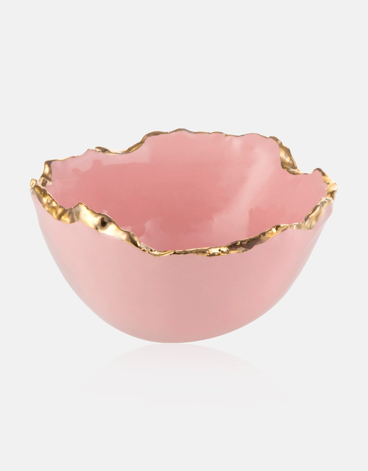 Gold Trimmed Wavy bowl - Berkeh 7"