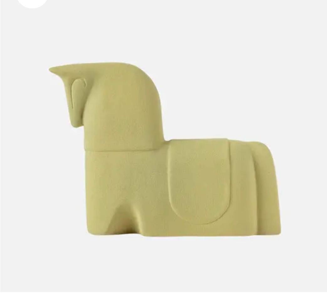 Small Knight Horse Ceramic Statues - Caspian Horse