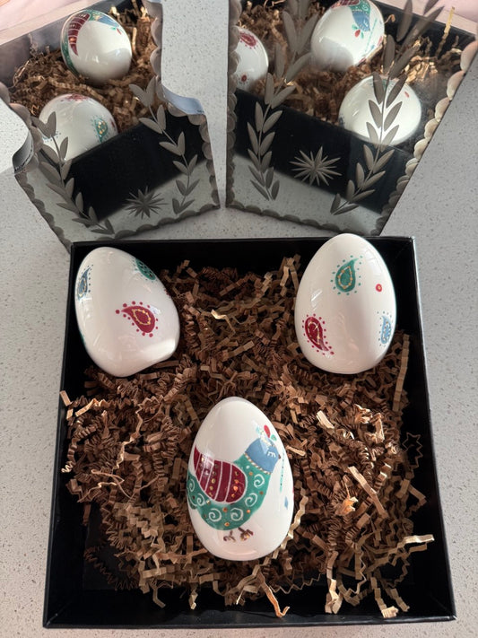 Handmade & Hand painted Ceramic Egg