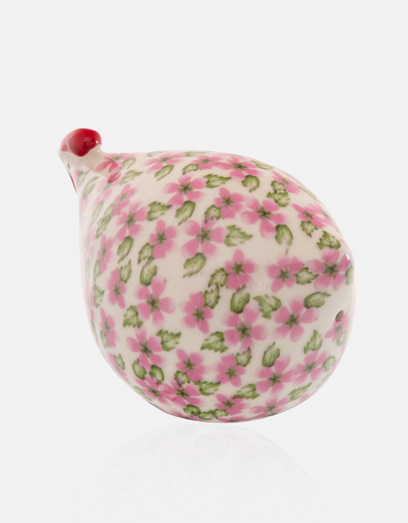 Ceramic Chicken - floral