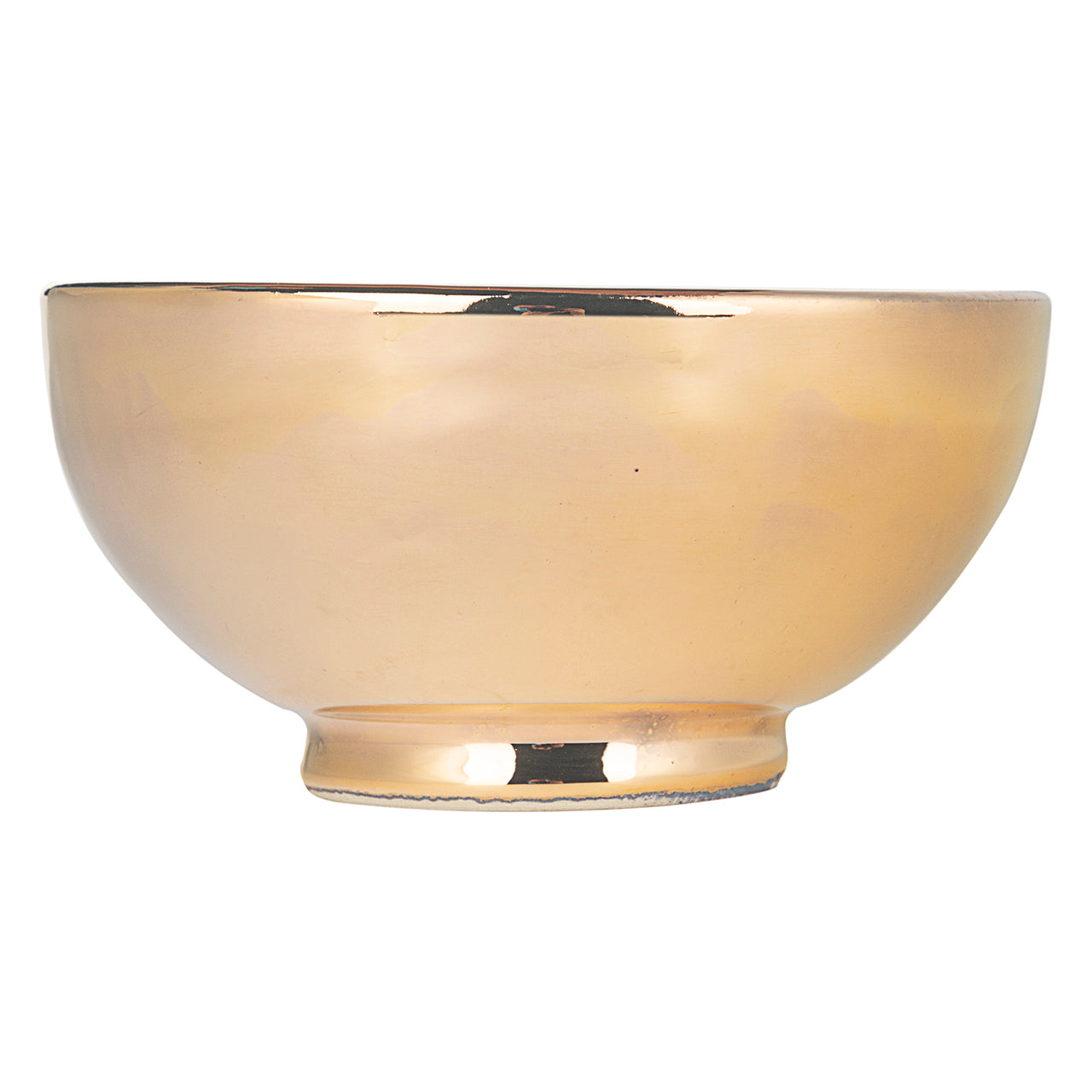 DECORATIVE Ceramic Bowl Handcrafted in 11Kt Gold- Size 4