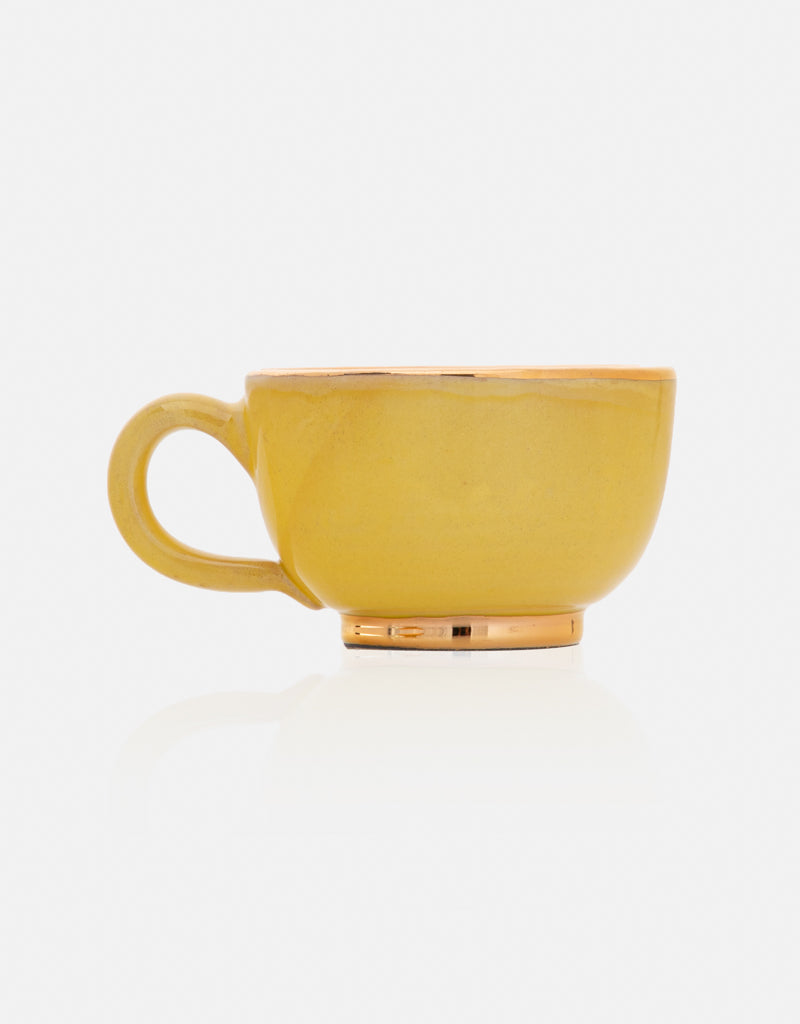 Royal Gold Luster Coffee/Tea Cup & Saucer