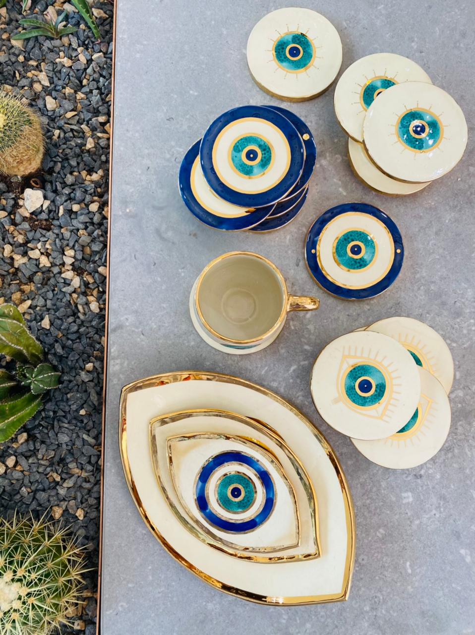 Evil Eye Trinket Dish (Eye-shaped)