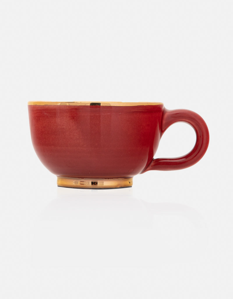 Royal Gold Luster Coffee/Tea Cup & Saucer
