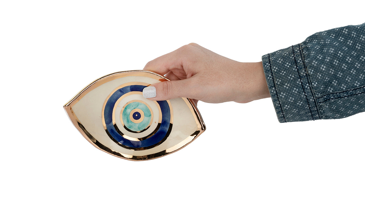 Evil Eye Trinket Dish (Eye-shaped)