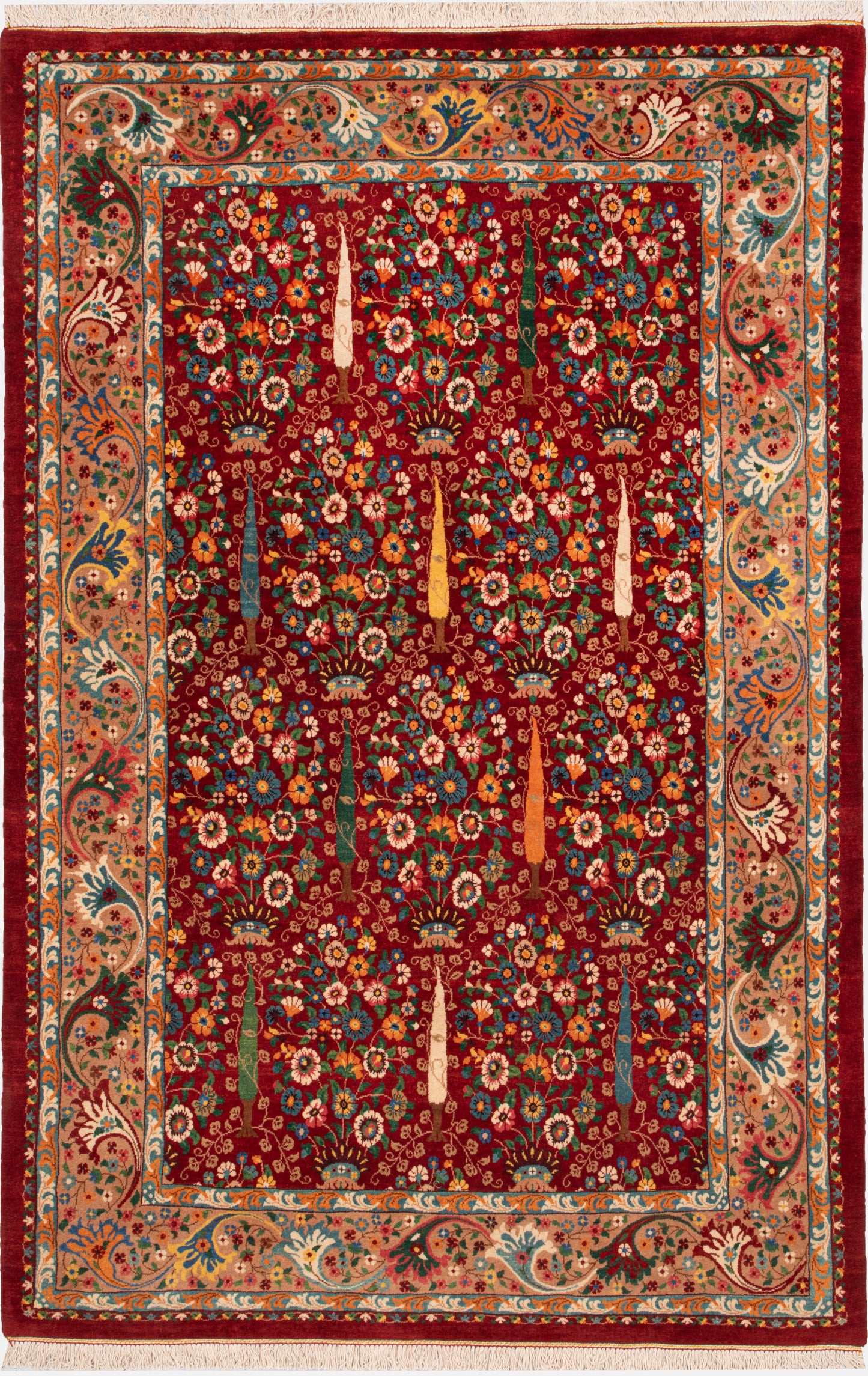 Classic Bakhtiari pine carpet