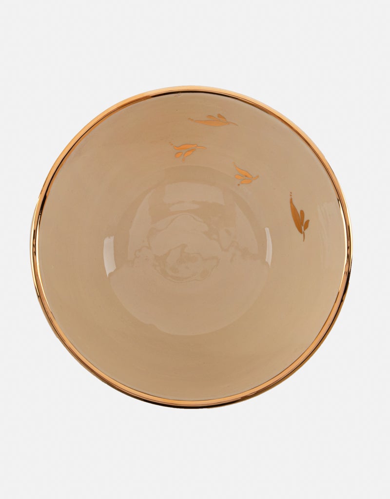 Evil Eye Gold Trim Bowl