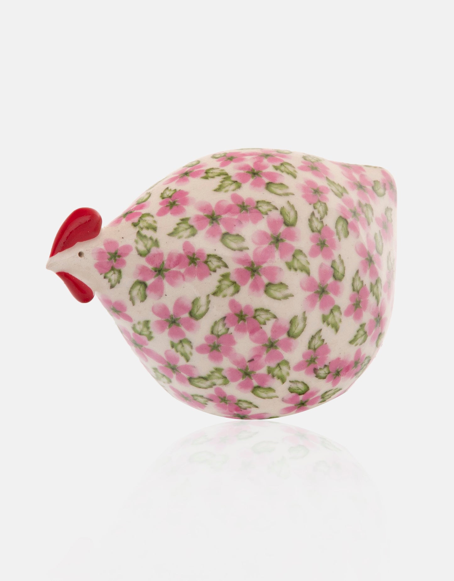 Ceramic Chicken - floral