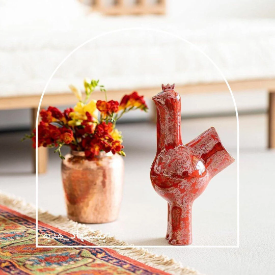 Ceramic Hand Painted Lustered Bird No. 25