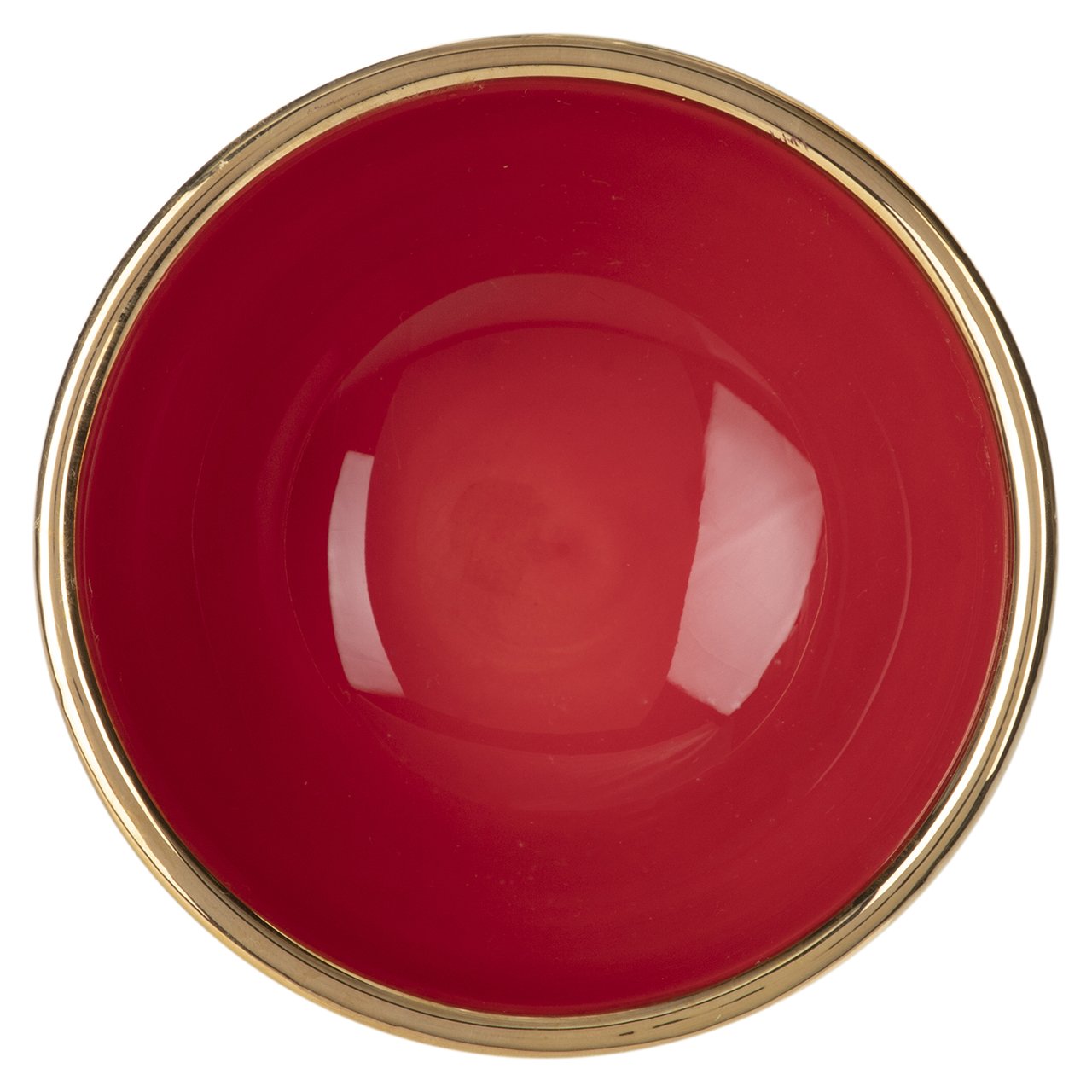 DECORATIVE Ceramic Bowl Handcrafted in 11Kt Gold- Size 2