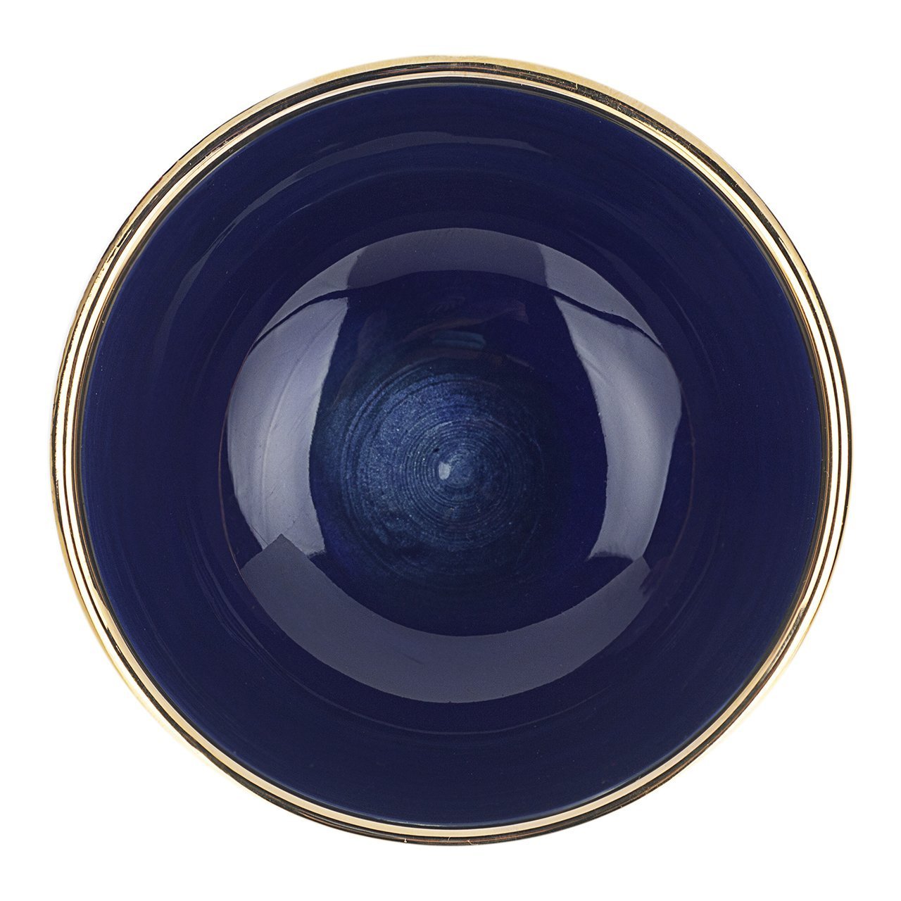 DECORATIVE Ceramic Bowl Handcrafted in 11Kt Gold- Size 2