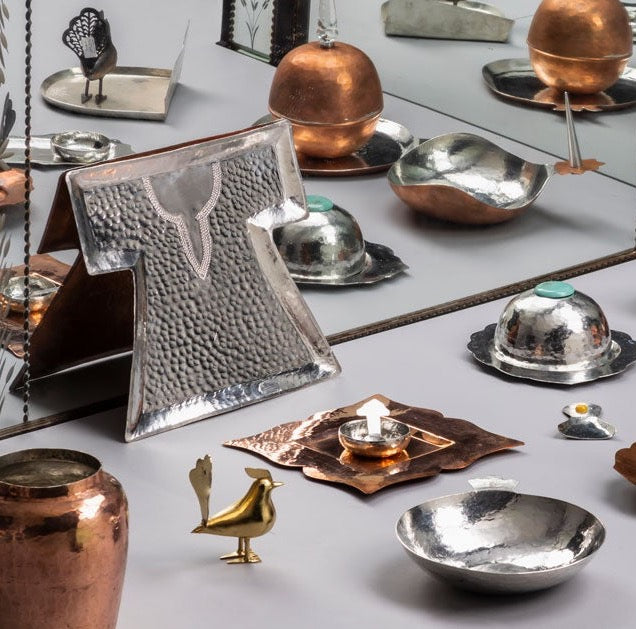 Decorative Cooper large Serving Tray