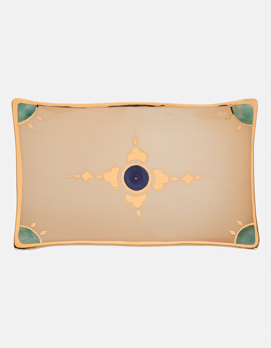 Rectangular ceramic dish size 3 - composite star