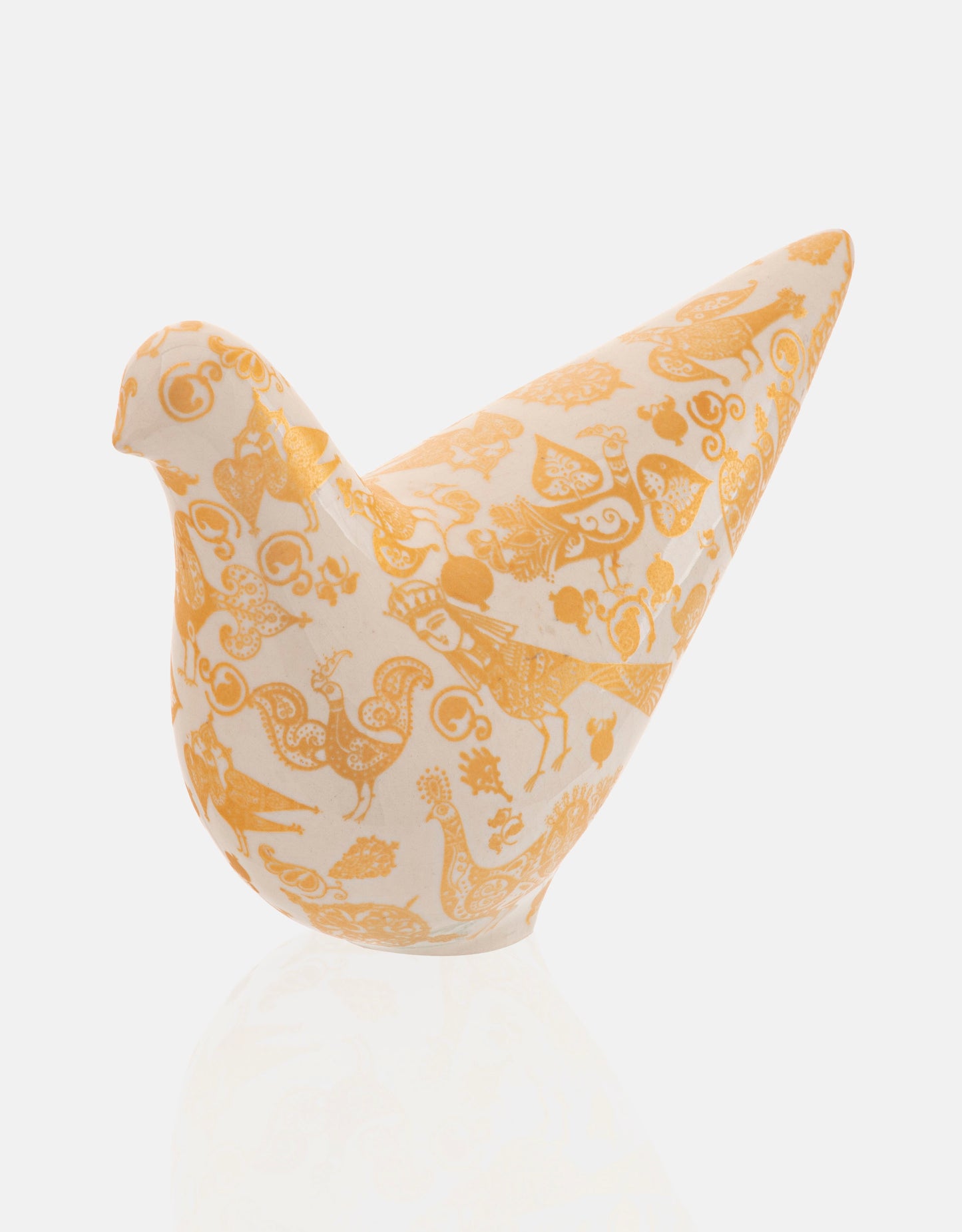 Handmade & Painted Ceramic pigeon