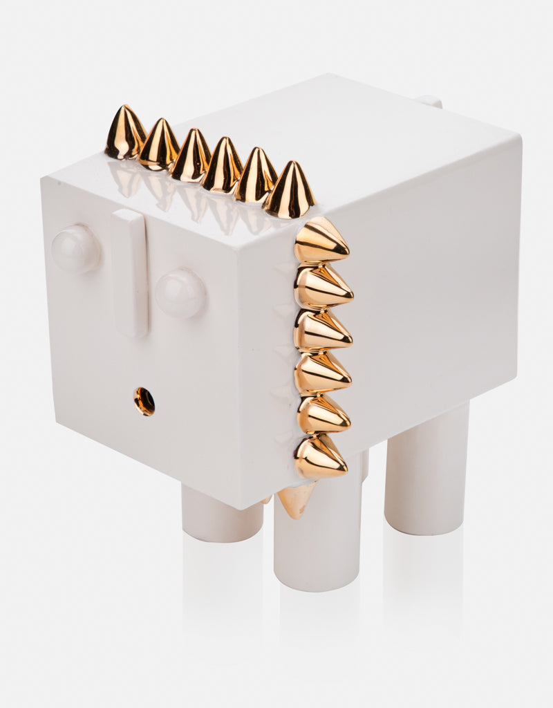 Handmade Modern Ceramic Cubic Lion