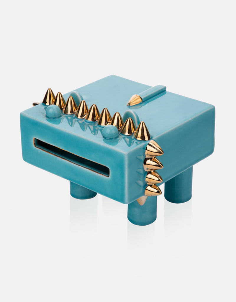 Handmade Modern Ceramic Cubic Lion