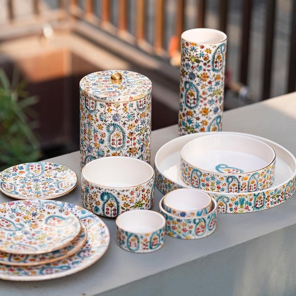 Ceramic Floral Vase - Rastin