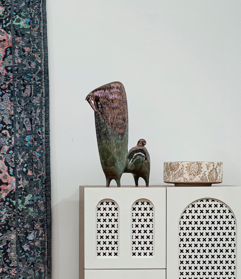 Modern Ceramic Horse - Rakhsh