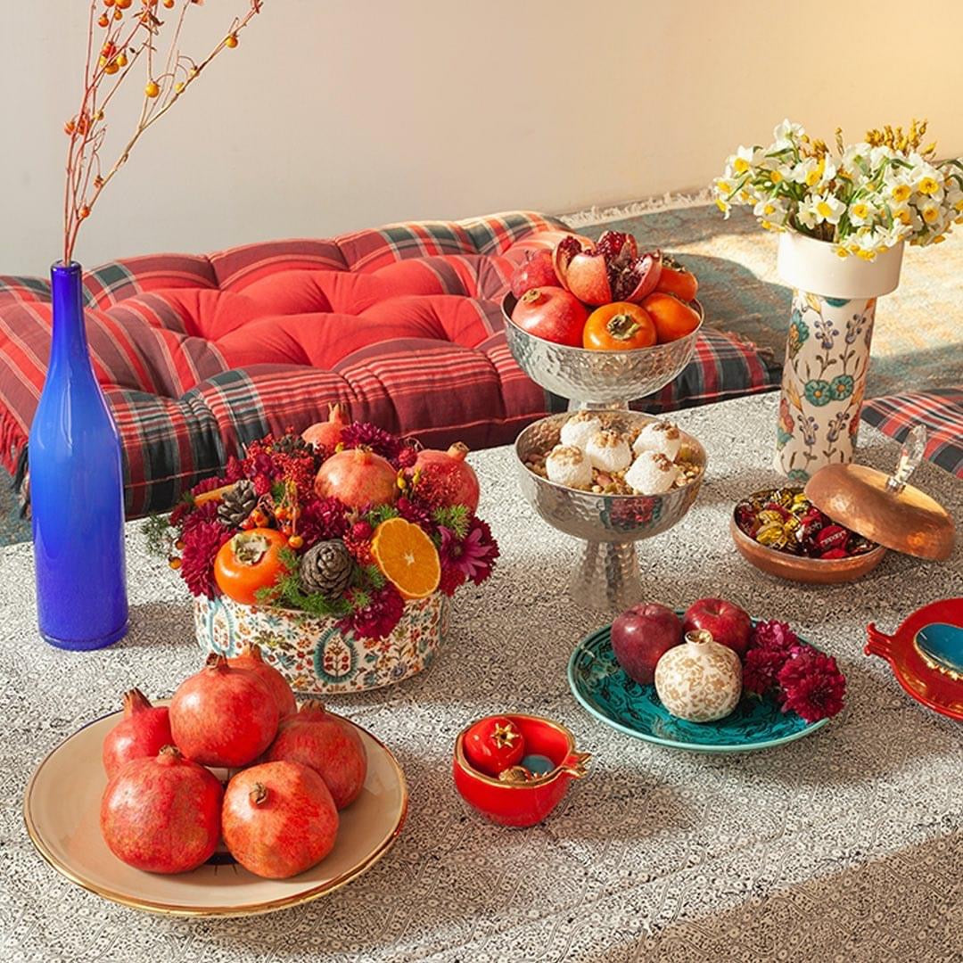 Painted Round Ceramic Bowl