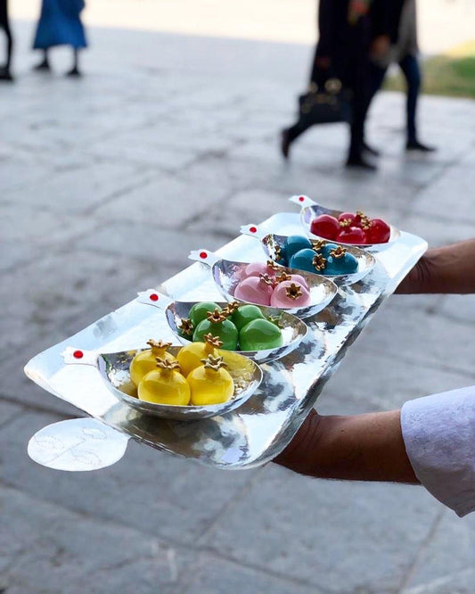 Handmade ceramic pomegranate