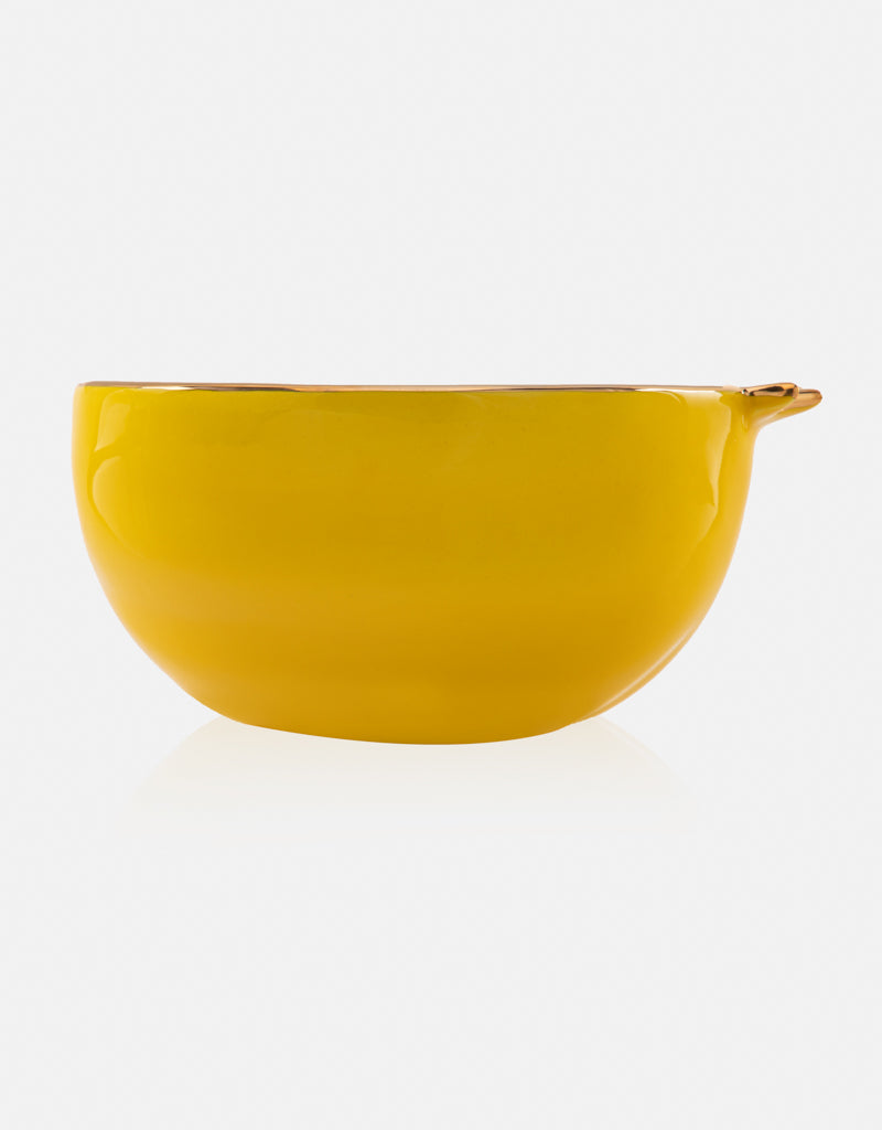 Gold Trim Pomegranate Bowl