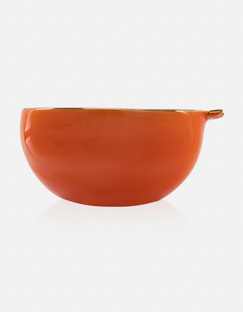 Gold Trim Pomegranate Bowl
