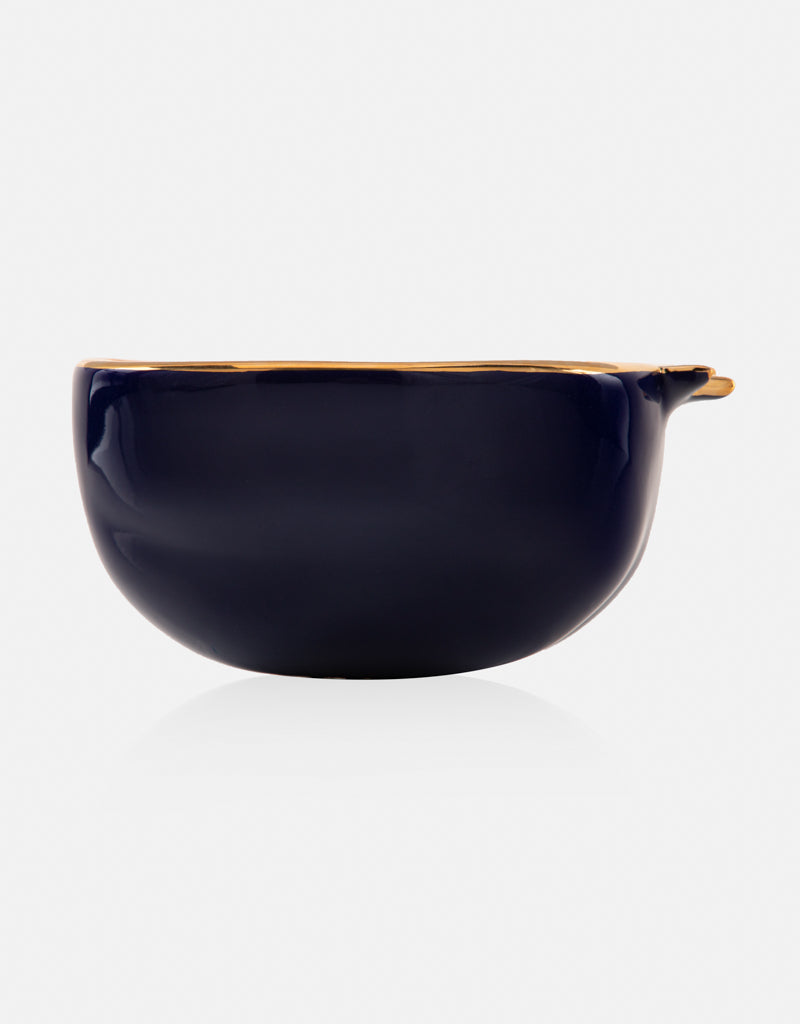 Gold Trim Pomegranate Bowl