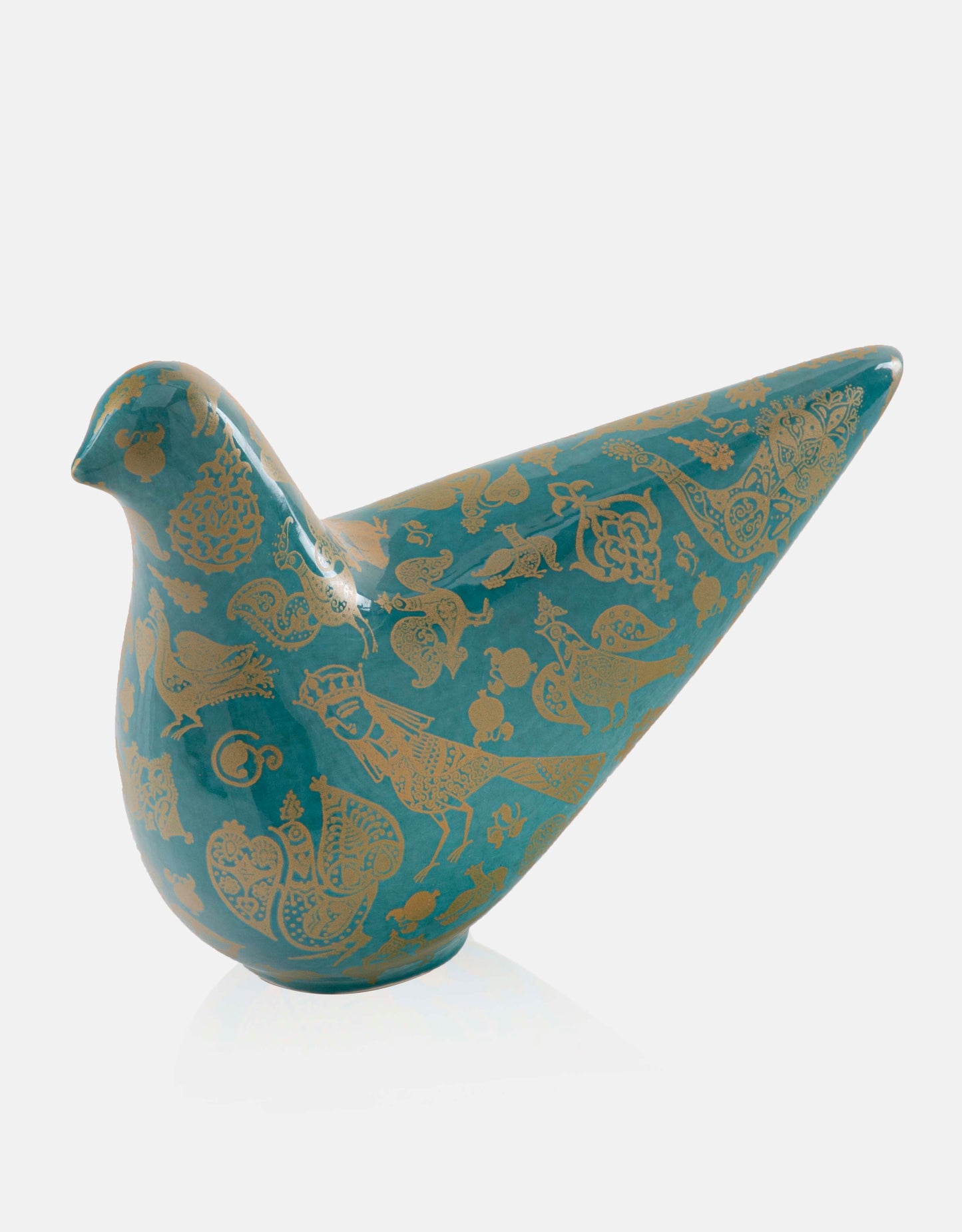 Handmade & Painted Ceramic pigeon