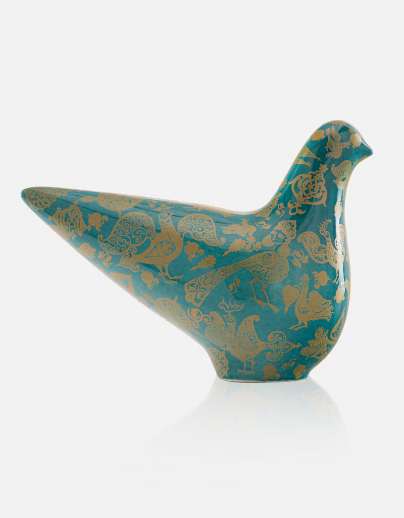 Handmade & Painted Ceramic pigeon