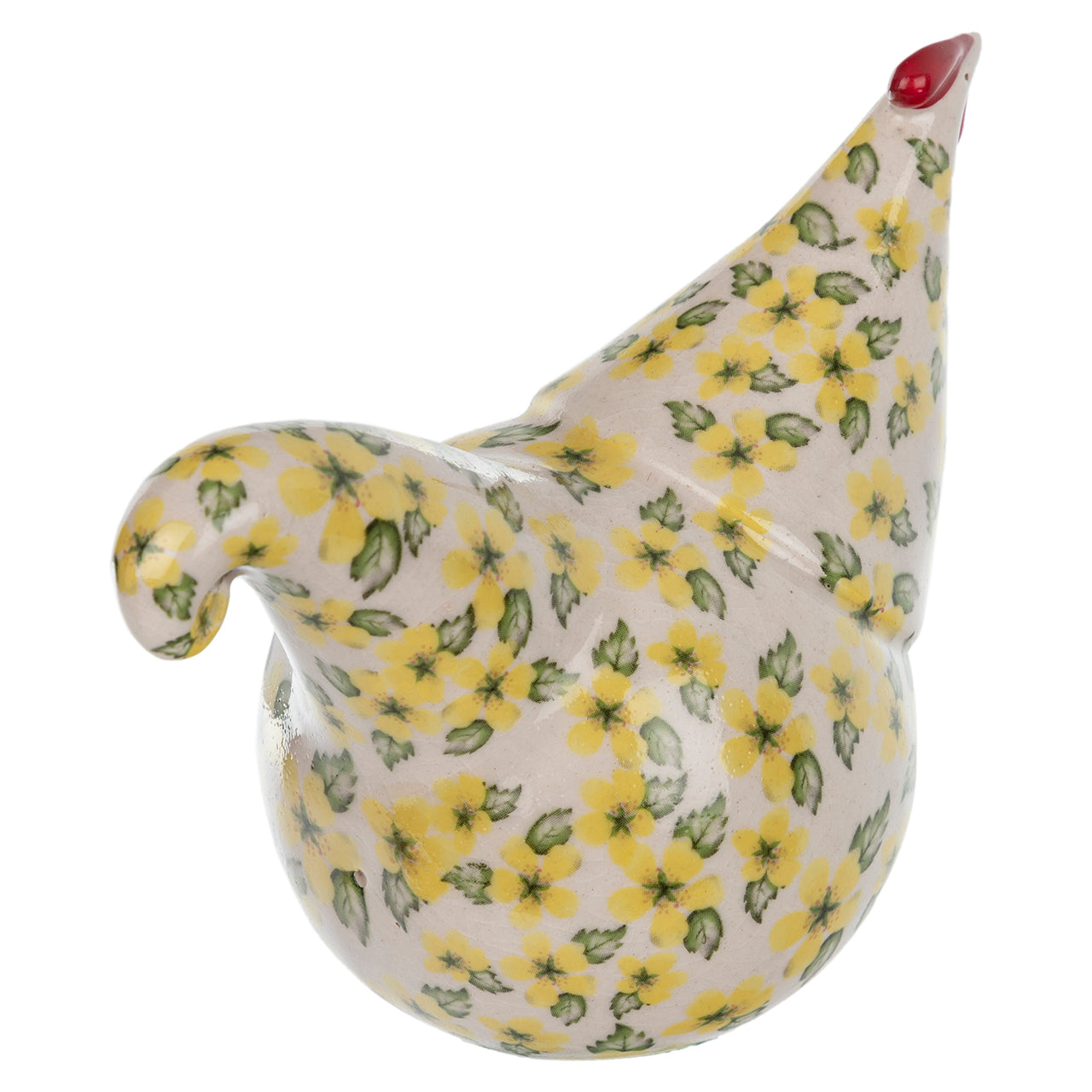 Ceramic Chicken - floral