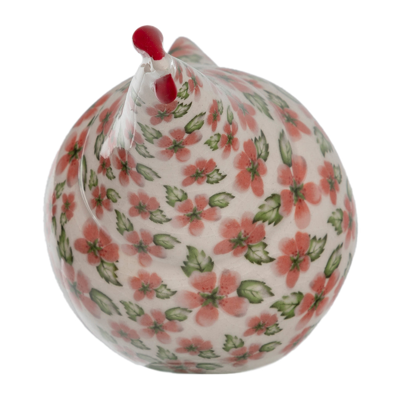 Ceramic Chicken - floral