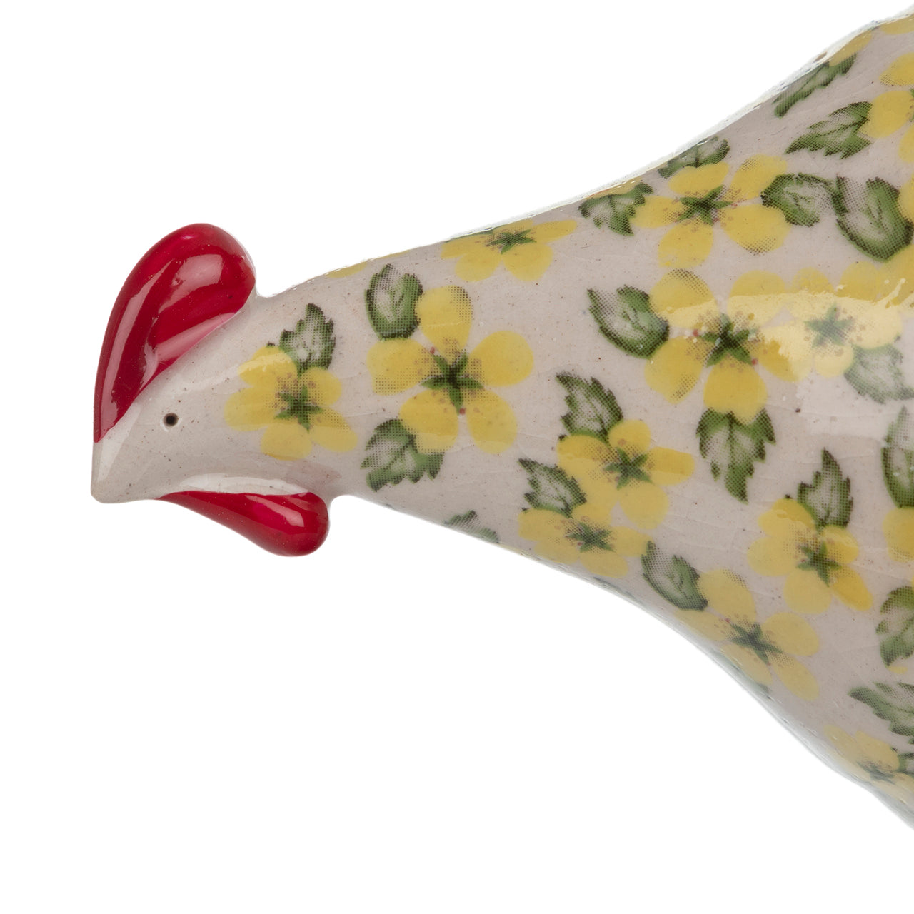 Ceramic Chicken - floral