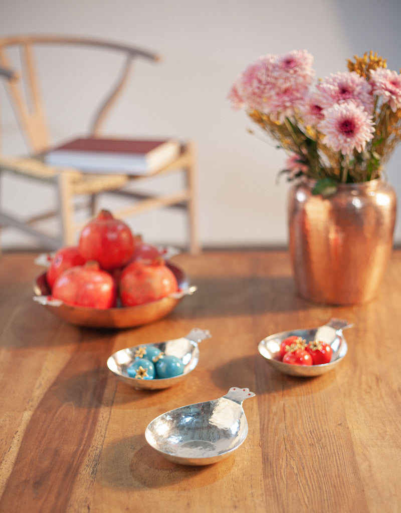 Decorative Handmade Pomegranate Copper Bowl