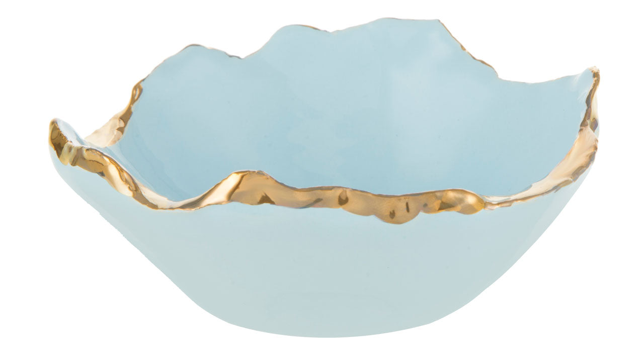 Gold Trimmed Wavy bowl - Berkeh 5.5"