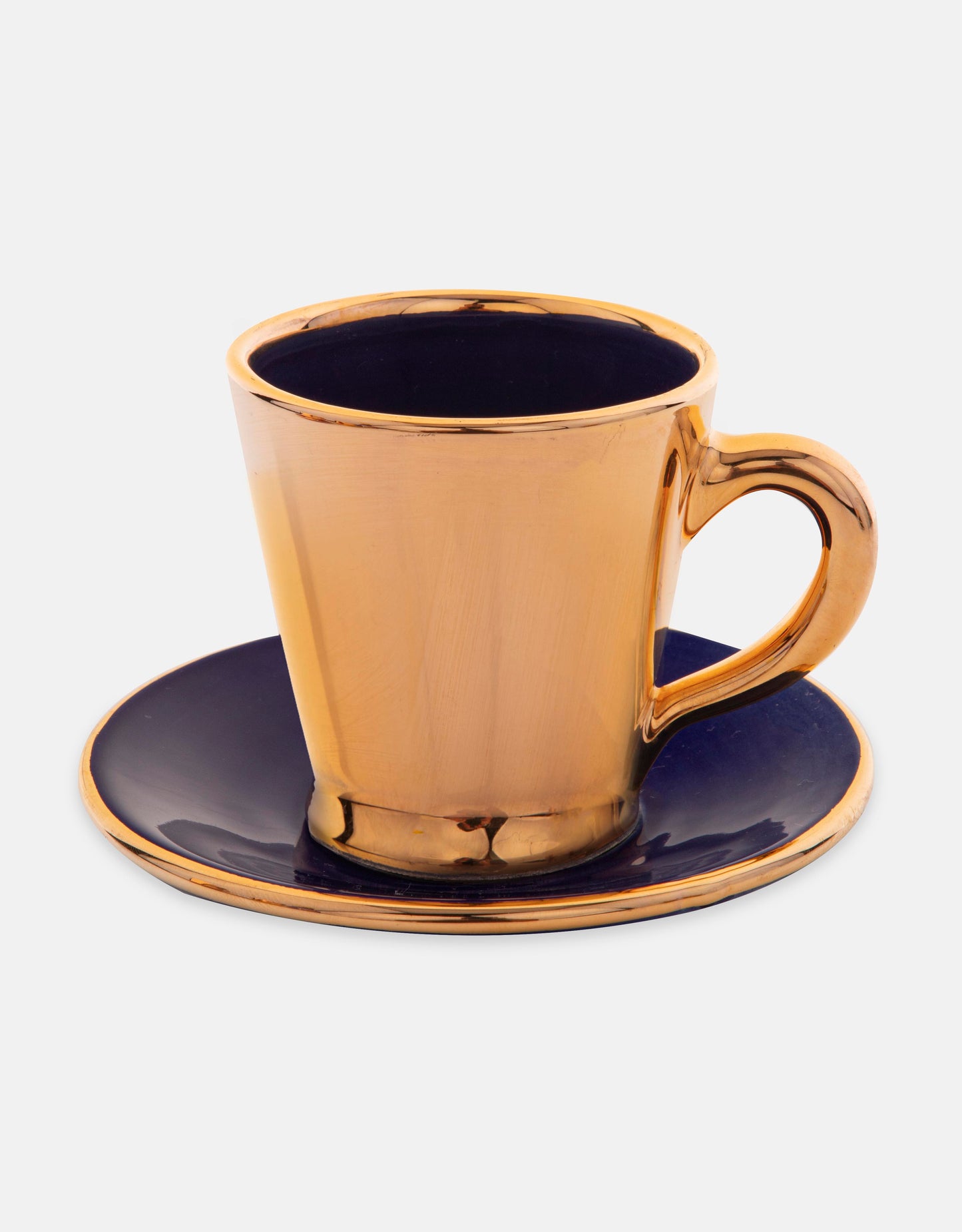 Royal Gold Luster Coffee/Tea Cup & Saucer