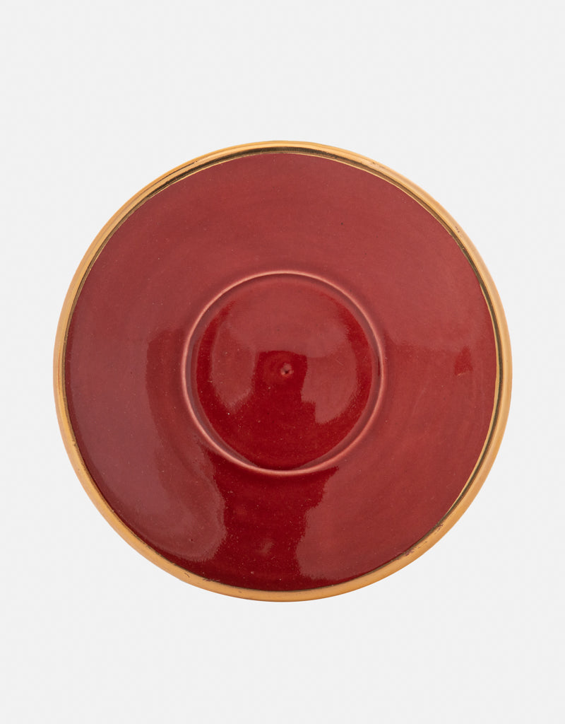 Royal Gold Luster Coffee/Tea Cup & Saucer