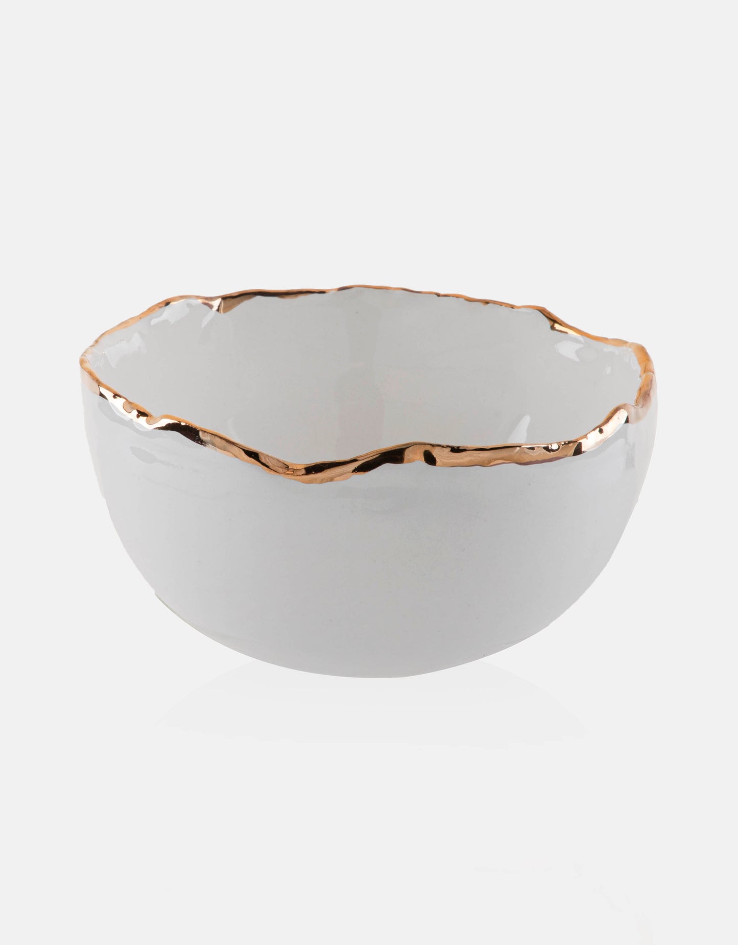 Gold Trimmed Wavy bowl - Berkeh 7"