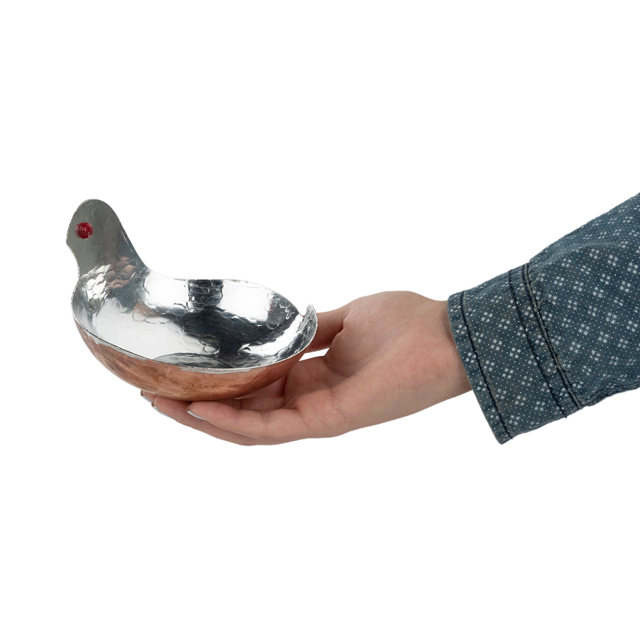 Decorative Handmade Bird Copper Bowl