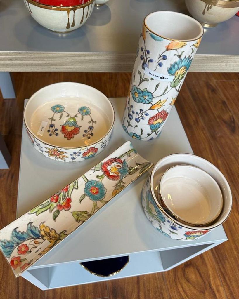 Hand Painted Ceramic Rastin 7Sin set