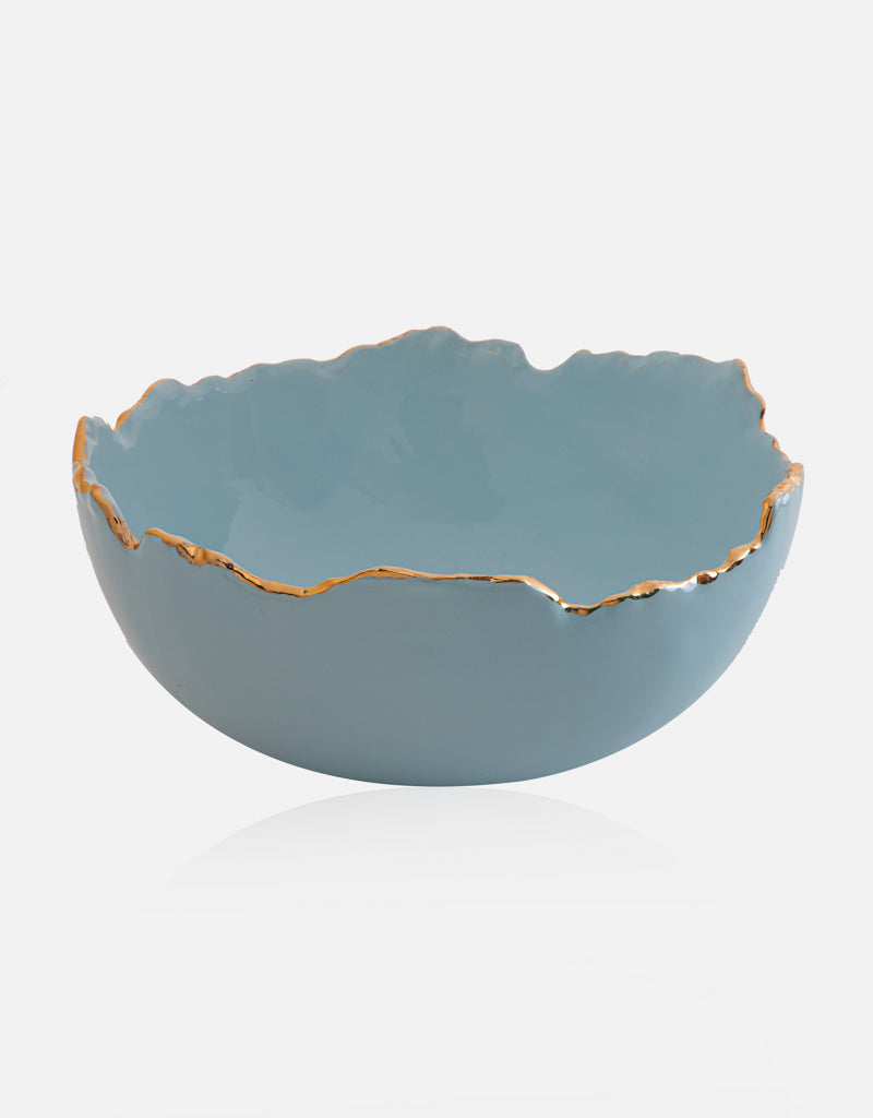 Gold Trimmed Wavy bowl - Berkeh 5"