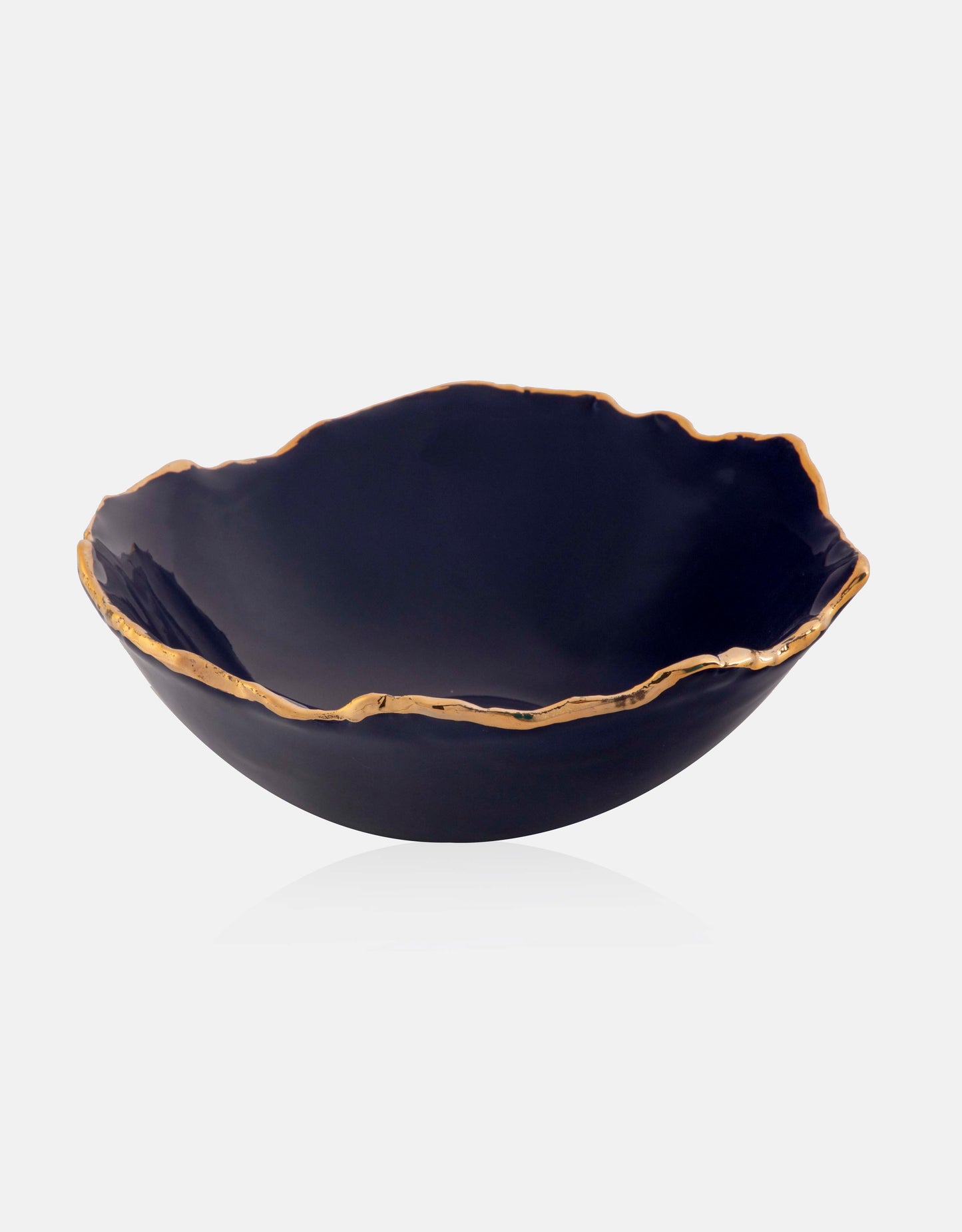 Gold Trimmed Wavy bowl - Berkeh 5"