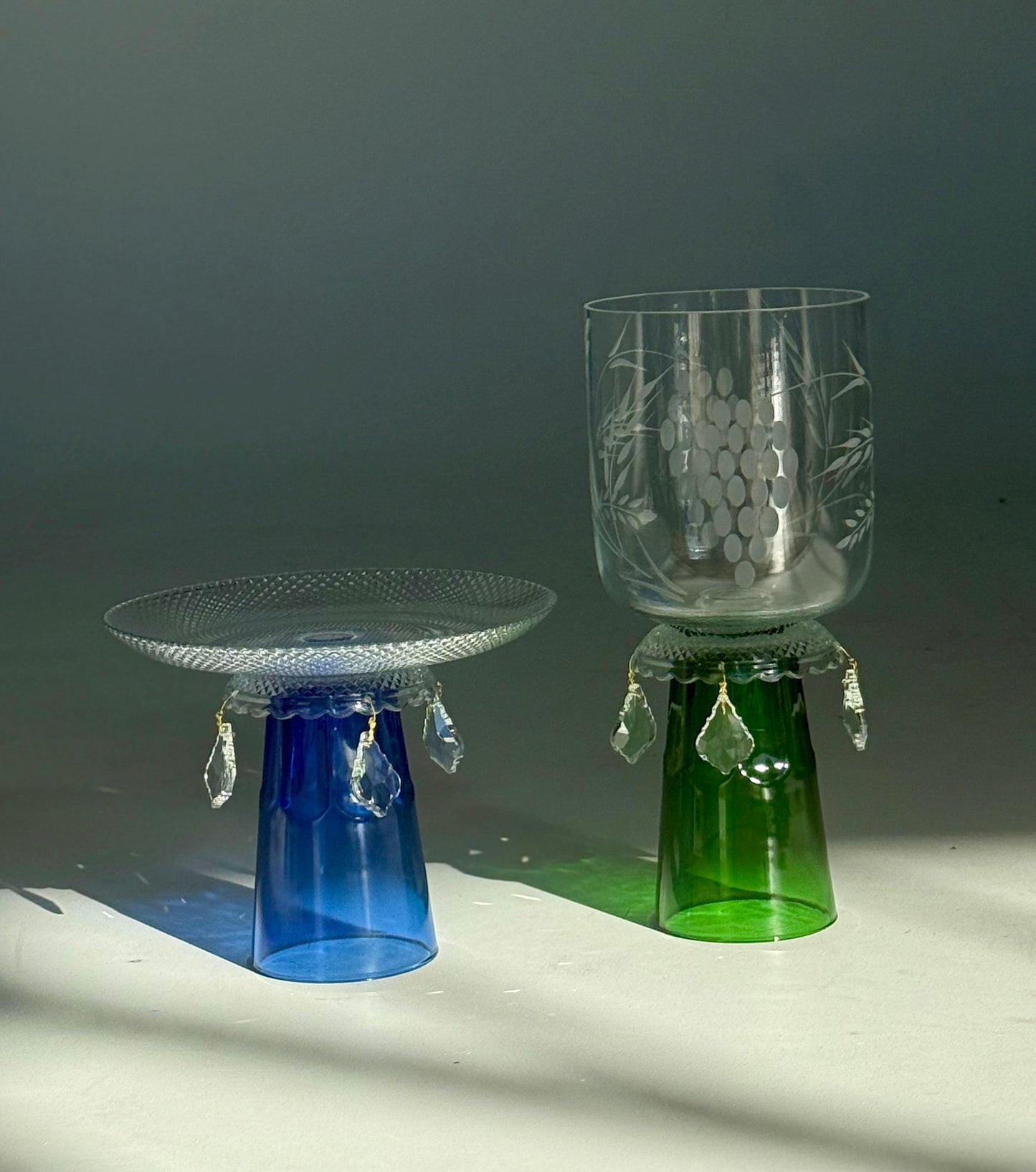 Handmade Colorful Glass Versatile Dishware - Glass Server & Platter